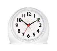 Acctim Jefferson Jumbo Sweep Alarm Clock, Large Display (White)