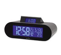 Acctim Kian Digital Alarm Clock Crescendo Alarm Date, Temperature & Humidity Display Pop Up Alarm Dovetail