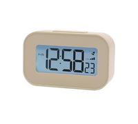 Acctim Kyle Digital Alarm Clock, LCD Digital Display with White Backlight, Snooze Function, Volume Control (Sandstone)