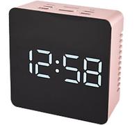 Acctim LCD Alarm Clock Rose Gold 8.2 cm x 3.9 cm x 8.2 cm