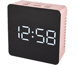 Acctim LCD Alarm Clock Rose Gold 8.2 cm x 3.9 cm x 8.2 cm