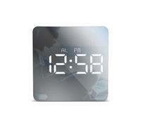 Acctim Lexington Digital Alarm Clock Crescendo Alarm Temperature Display LED Display Rose Gold