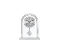 Acctim Metal Mantel Clock, Silver, One Size