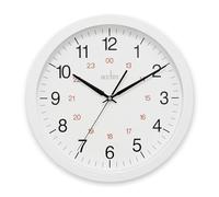 Acctim Metro 14" Wall Clock Quartz 12/24 Hour Dial Easy Read Numbers White 35cm