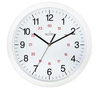 Acctim - Metro 35.5Cm Quartz Movement Analogue Wall Clock, White