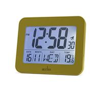 Acctim Otto Superbrite Digital Bedside Alarm Clock with Date and Temperature Display, Heathland