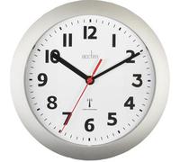 Acctim - Parona 23Cm Radio Controlled Analogue Wall Clock - Silver