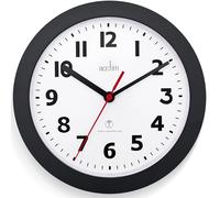 Acctim 74313 Parona, Black Radio Controlled Wall Clock