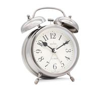 Acctim Penbridge Antique Silver Bell Alarm Clock - C06151
