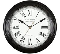 Acctim Redbourn Wall Clock Metal Case Roman Numerals Spade Hands 30cm