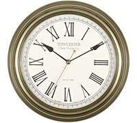 Towcester Clock Works Co. Acctim 26708 Redbourn Wall Clock, Gold, 30 cm L x 30 cm W