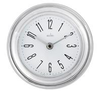 Acctim Riva Wall Clock Chrome Chrome