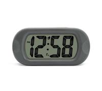 Acctim Silicone Digital Alarm Clock Smartlite® Crescendo Alarm Easy Read Jumbo Display Silicone Case in Grey Acctim Grey