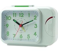 Acctim Sonnet Analogue Alarm Clock Non Ticking Sweep Luminous White 12612