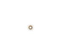 Acctim Stella Wall Clock Sunburst StarBurst Quartz Retro Spoke 43cm