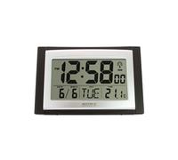 Acctim Wall Desk Clock, Black, Large Display