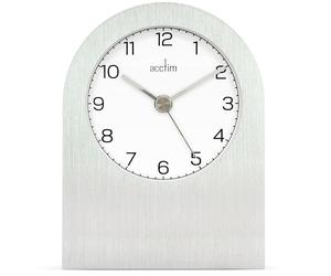 Acctim Sutherland 37077 Brushed Aluminium Table Clock
