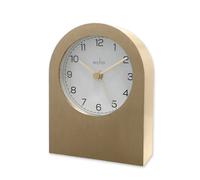 Acctim Sutherland Mantel Clock Quartz Brushed Metal Contemporary Energy Efficient Movement (Champagne)