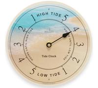 Acctim Tidal Wall Clock High & Low Tide, Blue/Yellow, 20cm