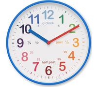 Acctim Wickford Time Teaching Clock Blue Edging 22529