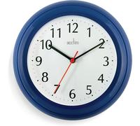 Acctim Wycombe Kitchen Wall Clock Quartz Arabic Numerals Blue 22cm