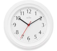 Acctim Wycombe Kitchen Wall Clock Quartz Arabic Numerals White 22cm 21412