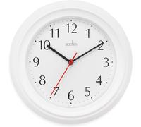 Acctim Wycombe Kitchen Wall Clock Quartz Arabic Numerals White 22cm 21412