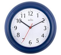 Acctim Wycombe Wall Clock, Quartz Movement, Blue, 21419