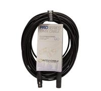 Accu ADJ Products AC3PDMX50PRO 3-Pin DMX Cable, 50', Black