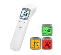 Accu-Answer Forehead Thermometer for Adults, No-Touch Infrared Digital, Non Contact Baby Thermometer, Accurate Reading with Large Display, Mute Mode, Memory Recall