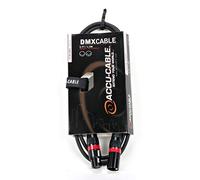 Accu Cable 1.5m 3 Pin DMX Cable - Black