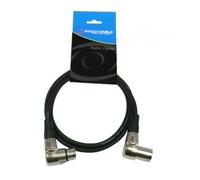 Accu-Cable 3 Pin Right Angled XLR Microphone Lead 1.5m