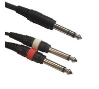 Accu Cable AC-J6S-2J6M/3 Jack 6,3mm stereo/2x Jack