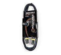 Accu Cable AC3PDMX10 3m 3 Pin DMX Cable - Black