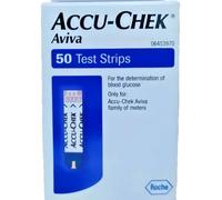 Accu-Chek Aviva Blood Glucose Test Strips. Pack of 50 - SHORT DATED - 31/08/25