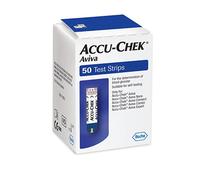 Accu-Chek Aviva Blood Glucose Test Strips - Pack Of 50 Test Strips -