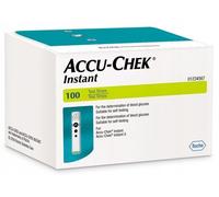 ACCU-CHEK INSTANT 100 Strips Strips GLUCOSE MEASURING STRIPS EXP: 2025/10 NEW...
