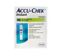 Accu-Chek Instant Blood Glucose Test Strips, Pack of 50 Strips