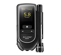 Accu Chek Mobile Blood Glucose Monitoring System MMOL/L | Strip Free Metering Device for Diabetes | Test Cassettes Sold Separately | German or English Packaging
