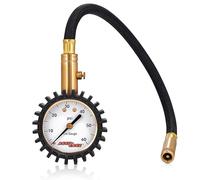 Accu-Gage RH60X Professional Tire Pressure Gauge with Protective Rubber Guard (60 PSI),Straight Chuck