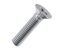 Accu - M2.5 x 8mm Phillips Countersunk Screws (DIN 965H) - Stainless Steel (A2) (Pack of 200)