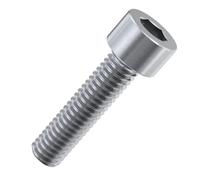 Accu - M6 x 100mm Full Thread Cap Head Screws (DIN 912) - Stainless Steel (A2) (Pack of 6)