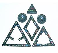 Accu-Rack Outsville Billiards Template Set (Solo, Diamond 9 & Pro 10) - Green Camouflage