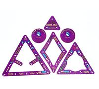 Accu-Rack Outsville Billiards Template Set (Solo, Diamond 9 & Pro 10) - Purple Haze