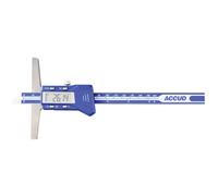 Accud 1601078 Depth Gauge 200 mm High Precision Measuring Tool