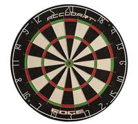 Accudart Edge Bristle Dartboard - Razor Thin Spider Wire Reduces Bounce Outs - Premium Brazilian Sisal - Advanced Metal Number Ring - Increased Playing Area - Super Thin Bullseye