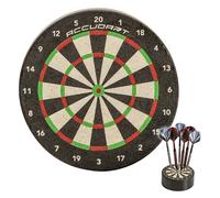 Accudart Mini Dart Dock - 3" Self Healing Sisal Dartboard - Official Mini Replica - Store Your Darts Anywhere - Darts Not Included, Black