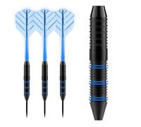 Accudart Tracer Steel Tip Light-Up LED Darts, 16 gram, Blue (Pack of 3)