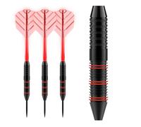 Accudart Tracer Steel Tip Light-Up LED Darts, 16 gram, Red (Pack of 3)