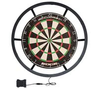 Accudart Vortex LED Surround - Tournament Style - 360 Degree Bright LED Lighting - Fits Traditional 18" Boards - Attaches Together in Minutes